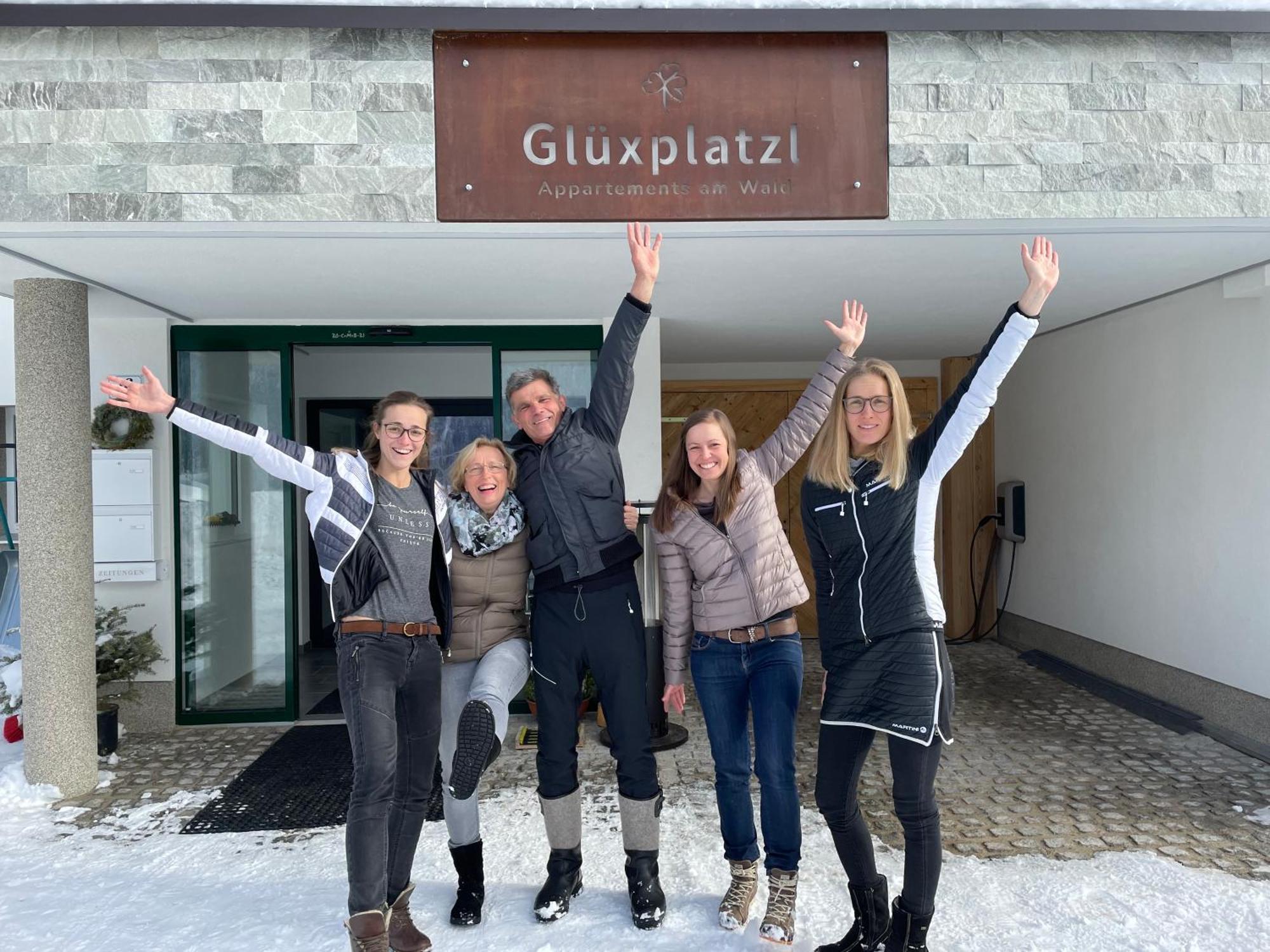 סנט מרטין אם טננגבריגה Gluexplatzl Appartements Am Wald מראה חיצוני תמונה