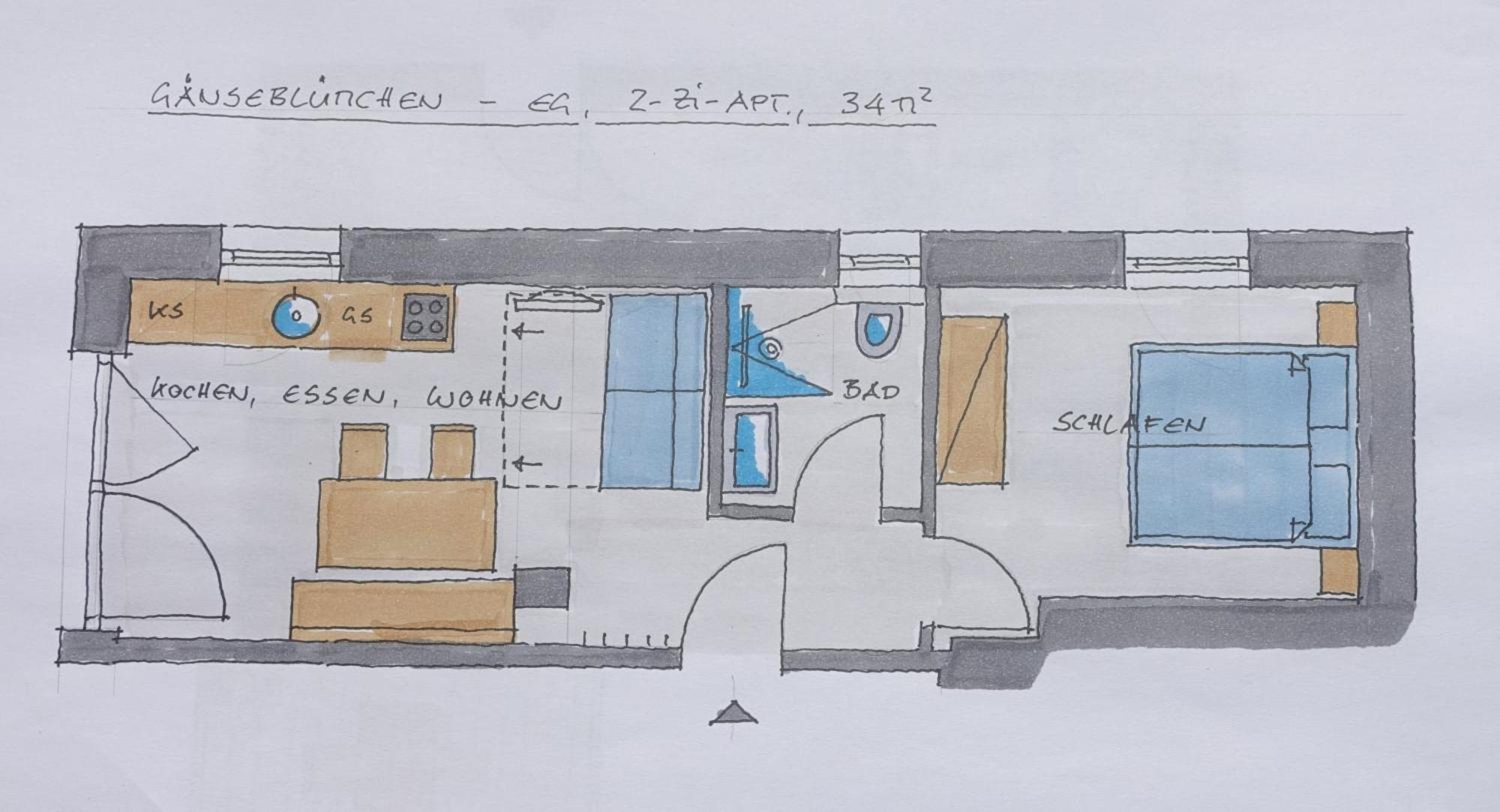 סנט מרטין אם טננגבריגה Gluexplatzl Appartements Am Wald חדר תמונה