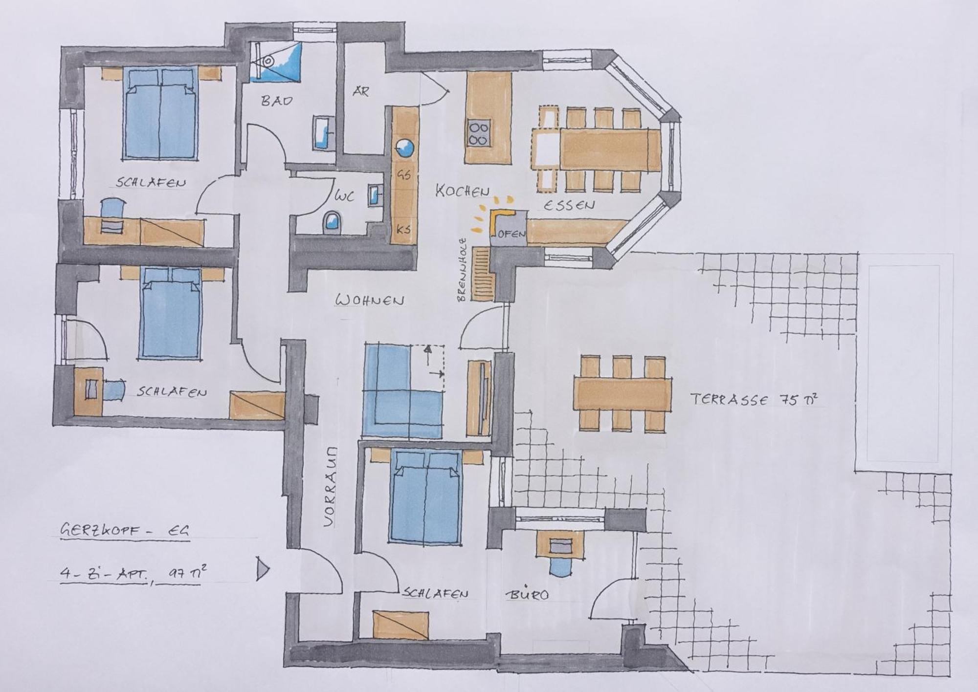 סנט מרטין אם טננגבריגה Gluexplatzl Appartements Am Wald חדר תמונה