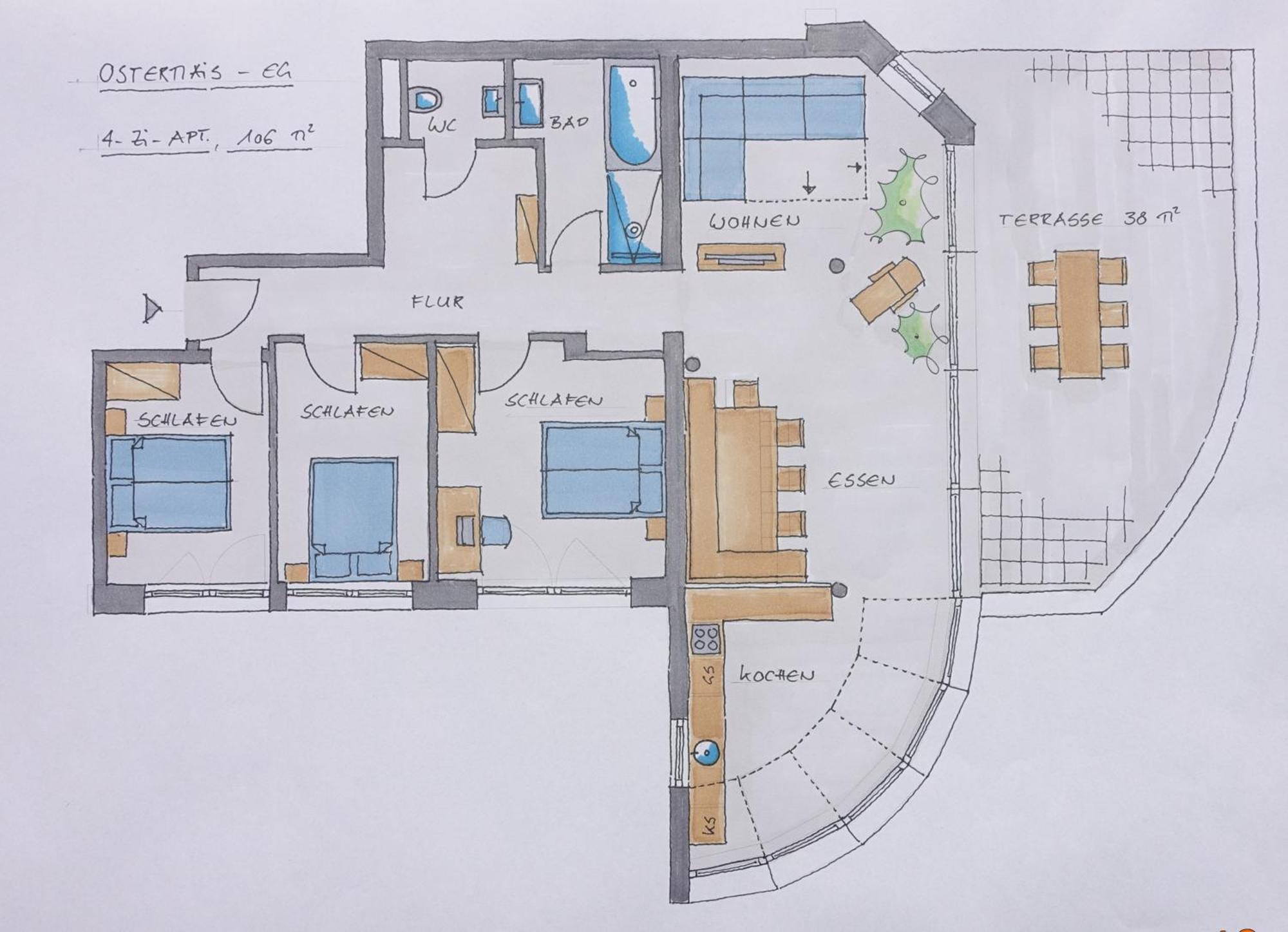 סנט מרטין אם טננגבריגה Gluexplatzl Appartements Am Wald חדר תמונה